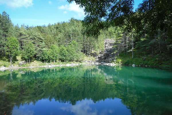 Il Lago delle Lame in un pomeriggio d'estate