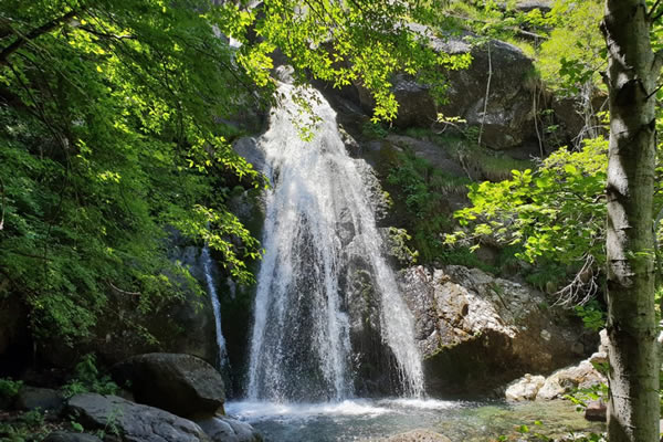 La Cascata della Ravezza in primavera